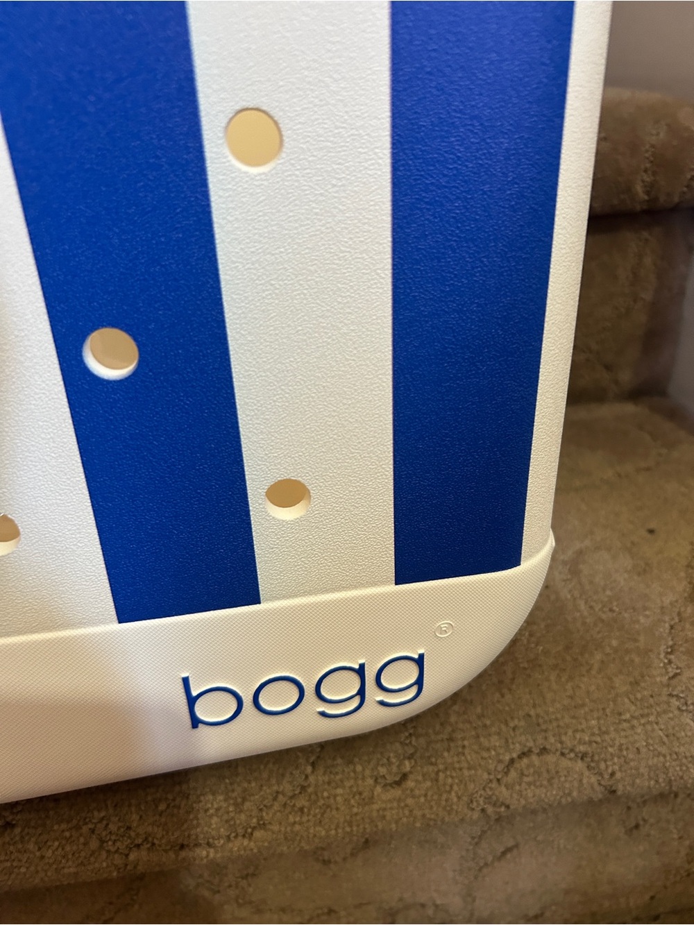 - NWT MYKONOS BLUE LARGE BOGG BAG - Picture 2 of 4